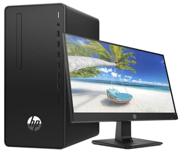HP 285 Pro G8 MT+HP P22 G5 คอมพิวเตอร์+จอภาพ 21.5" นิ้ว ครบชุด ของใหม่ HP แท้